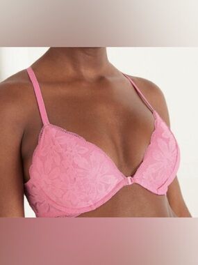 NEW! Victoria’s Secret Pink Lace Bra push up- Women's Intimates